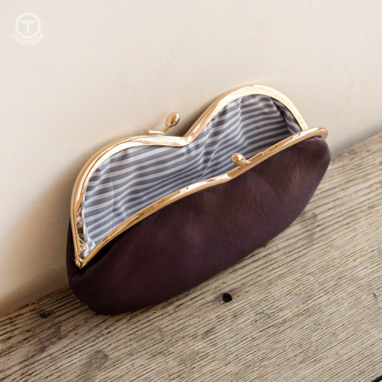 型紙のみ】F33 / 18cm 二つ山 がま口口金:がまぐち口金・各種金具