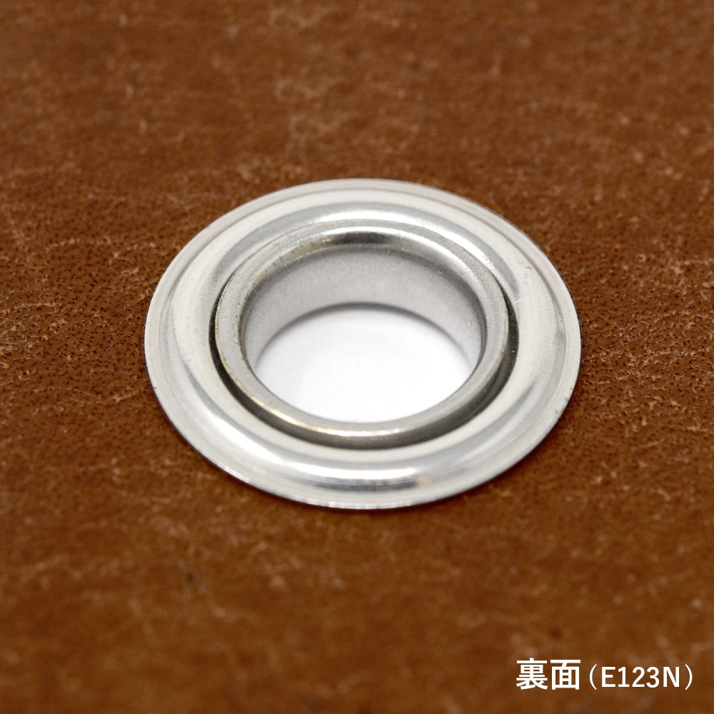 廃番】E127 / FL-28 フラットハトメ / AT 〈小口・箱〉:がまぐち口金