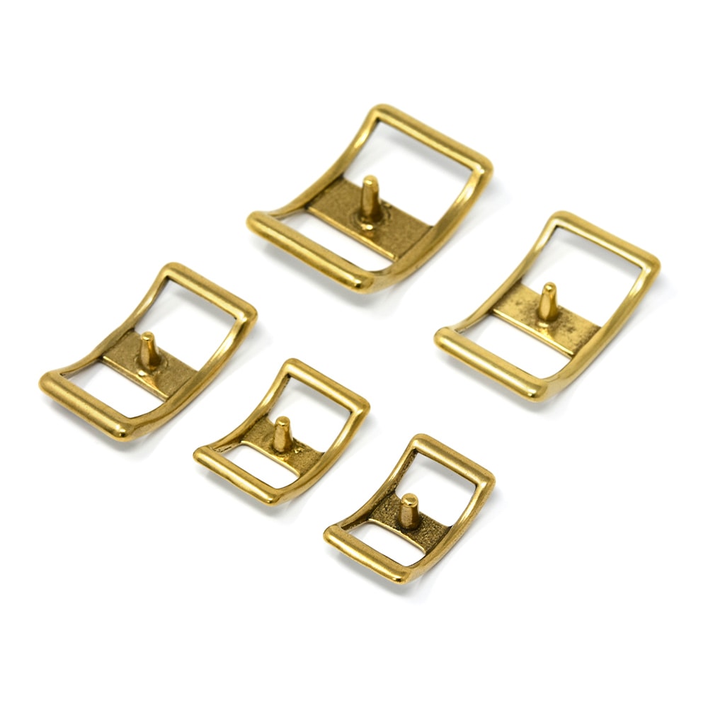 J762～767 / No.121 真鍮コキ 留め付 15～30mm / 真鍮無垢 〈1個