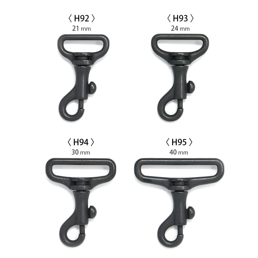 H92～H95 / 中鉄砲ナスカン 21～40mm / D 〈小口・大口