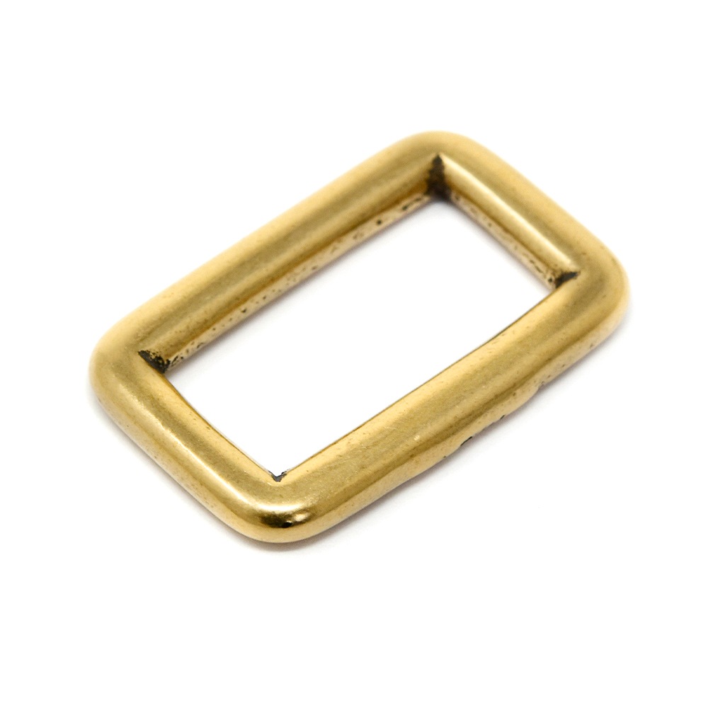 M717～721 / No.220 真鍮角カン 18～38mm / 真鍮無垢 〈2個