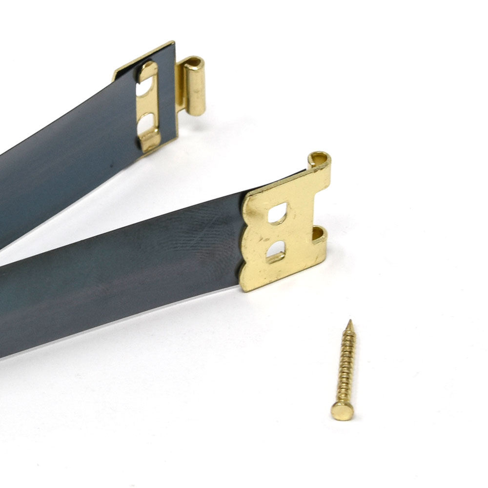 Y95 / バネ口金 クギ (F324用) / 真鍮色〈10個〉:がまぐち口金・各種