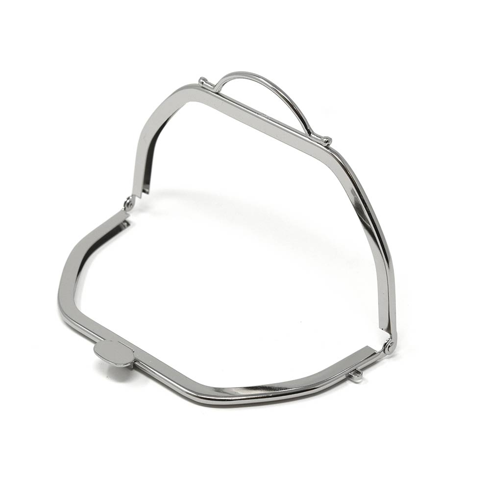 F65 / 12cm 台形 がまぐち口金 押口 / N［1～9本］:がまぐち口金・各種