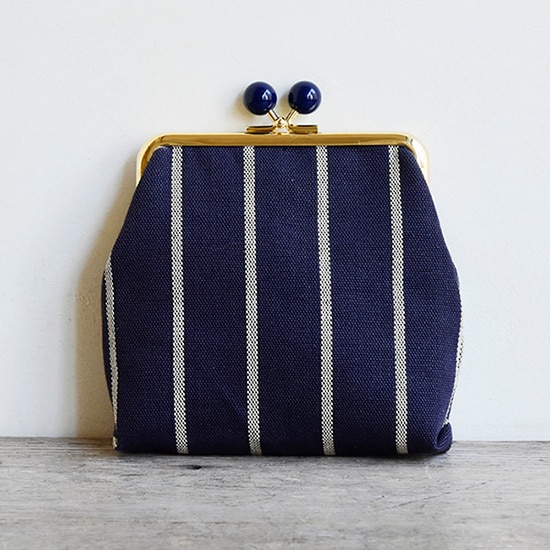 型紙のみ】F420 / 12cm 角丸型 がまぐち口金 アクリル玉:がまぐち口金