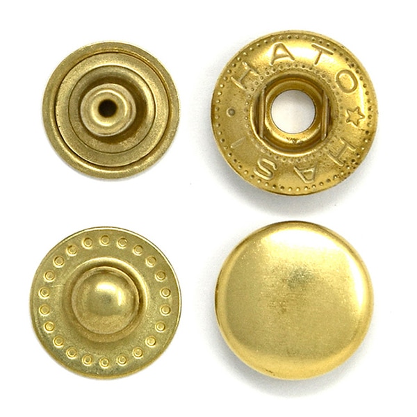 E4 / No.8050 ホック / 真鍮無垢 〈小口・大口・箱〉:がまぐち口金