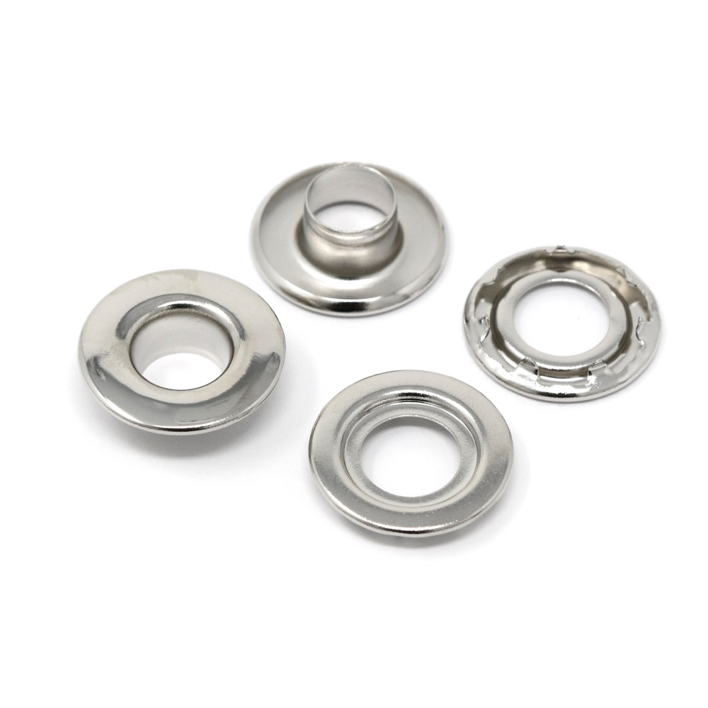 廃番】E107 / ＃2 グロメット / N 〈4個〉:がまぐち口金・各種金具