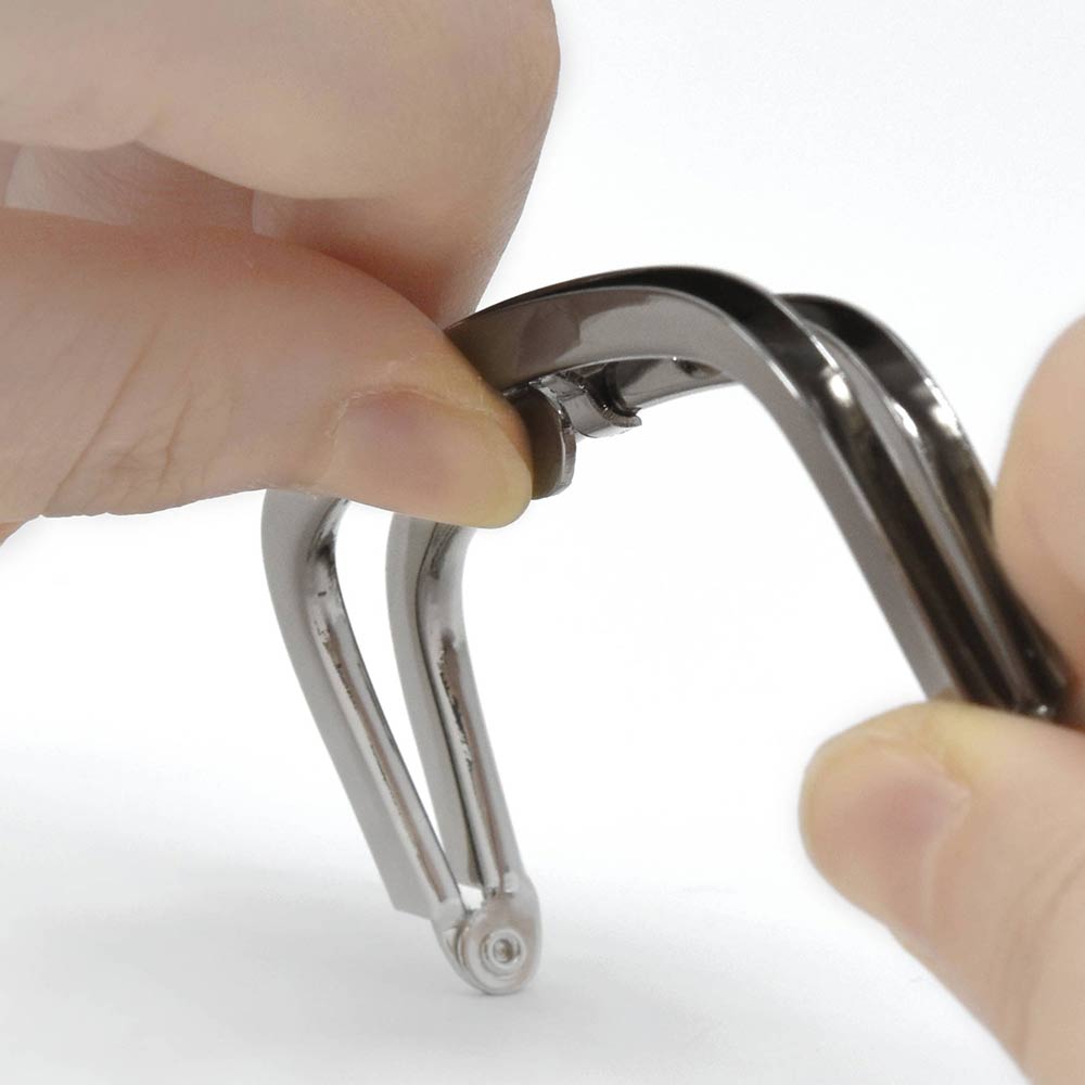 F151 / 9cm くし型 天溝がまぐち口金 押口 / N［50本～ / 5%OFF