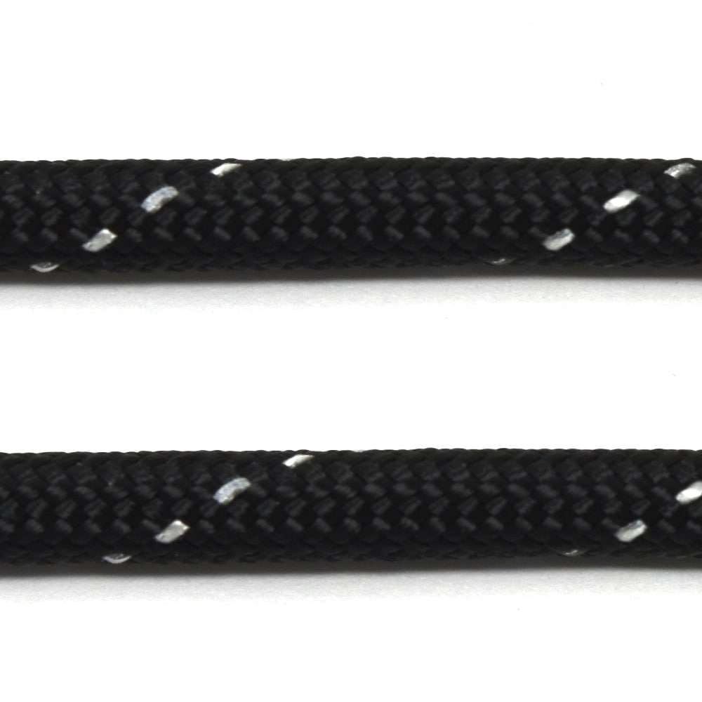 Z157 / TIGER パラコード 4mm / ブラック・リフレクティブ〈1束(30m