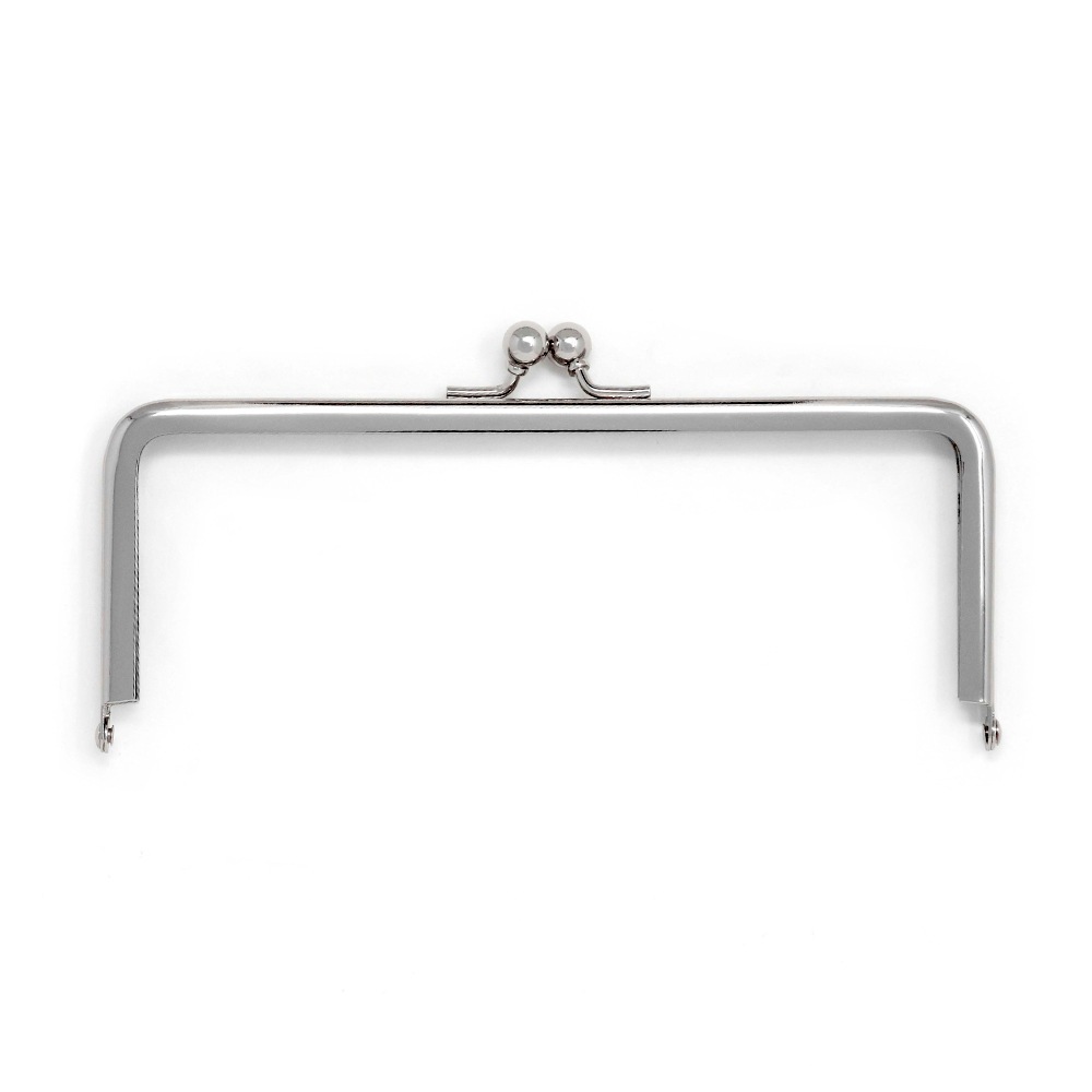 F24 / 15cm 角丸型 がまぐち口金 / N［50～119本 / 15%OFF］:がまぐち