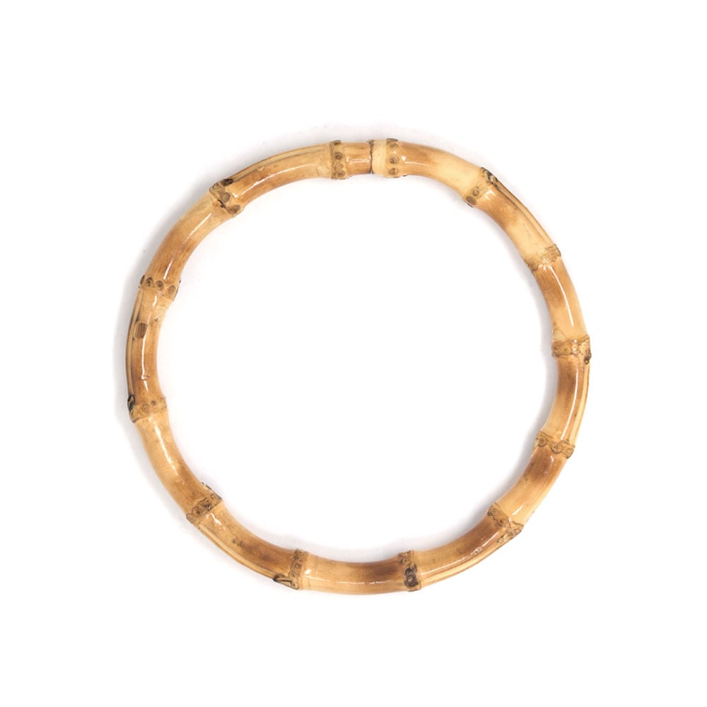 廃番】D31 / 15cm 竹持ち手 〈1組(2本)〉:がまぐち口金・各種金具