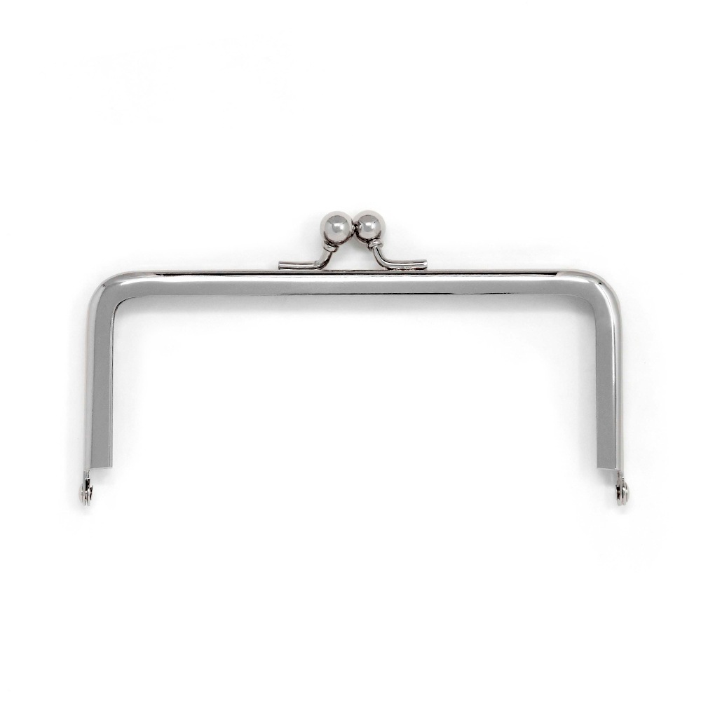 F23 / 12cm 角丸型 がまぐち口金 / N［10～49本 / 5%OFF］:がまぐち