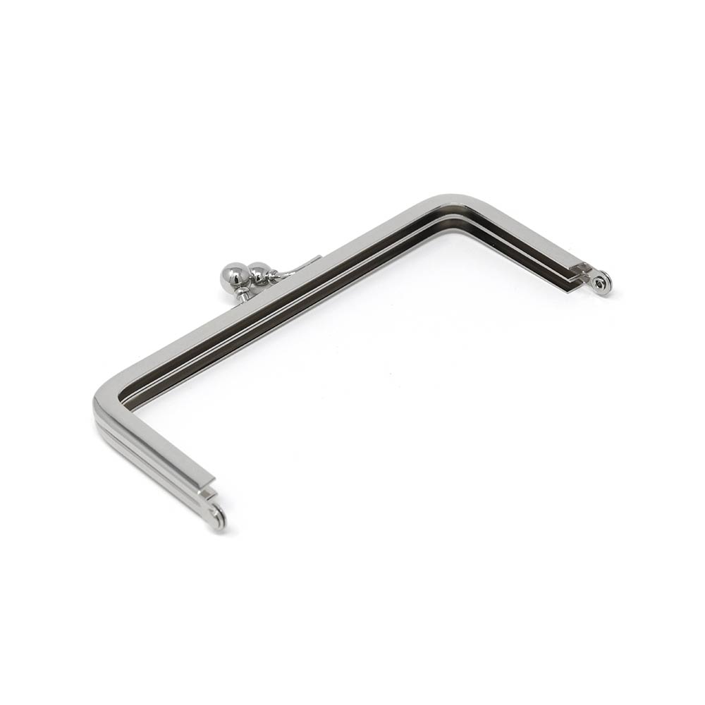 F23 / 12cm 角丸型 がまぐち口金 / N［10～49本 / 5%OFF］:がまぐち