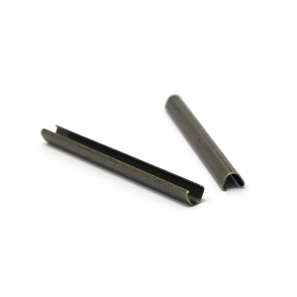 廃番】Y12 / 63mm ヘリ止め金具 / AT 〈10個〉:がまぐち口金・各種金具