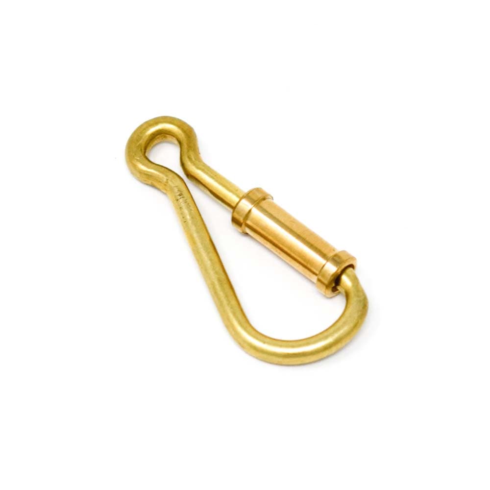 H752 / No.80 バネセンナスカン / 真鍮無垢 〈2個〉:がまぐち