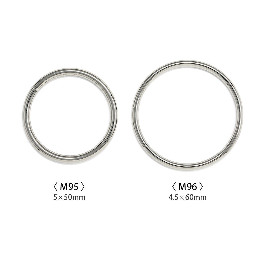 M88～M96 / B-95 丸リング 12～60mm / N 〈小口・大口〉:がまぐち口金