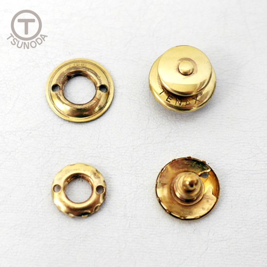 A111 / ドイツホック / 真鍮色 〈小口・大口・卸〉:がまぐち口金・各種