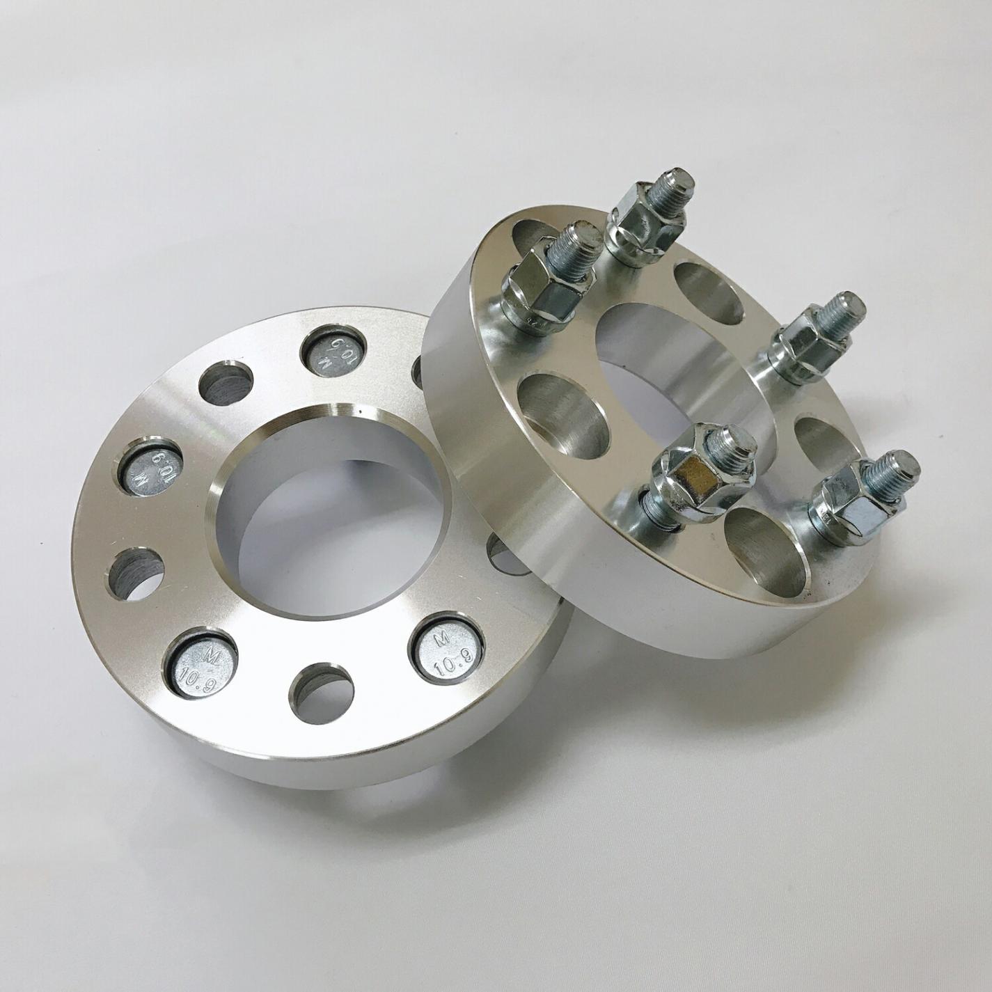 ワイドトレッドスペーサー 15mm PCD114.3  5H P1.5 ホイール スペーサー  2枚組 シルバー