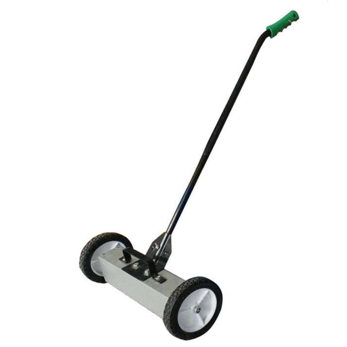 マグネットスイーパー  30インチ  鉄くず 釘 ビス 金属 釘拾い 部品　回収 掃除 清掃 金属と非金属の選別 マグネットハンド 吸着力 20kg