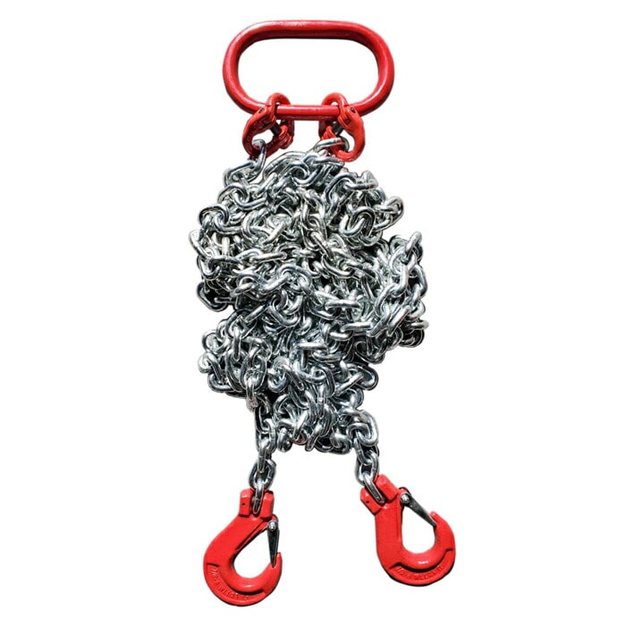 スリングチェーン  2本吊り具 3m 3000kg  3tン  チェンブロック  ダブルタイプ  工具  チェーン式吊具