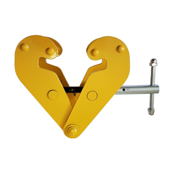 ビームクランプ H鋼 横引きチェーンブロック 吊り下げ 2000KG 2T 吊りクランプ 鋼板 形鋼 吊具