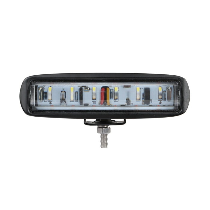 【4個セット】 LEDワークライト 作業灯 レッド/ブルー点滅 18W 集魚灯 デッキライト 12v/24v 路肩灯 補助灯 タイヤ灯 防水トラック