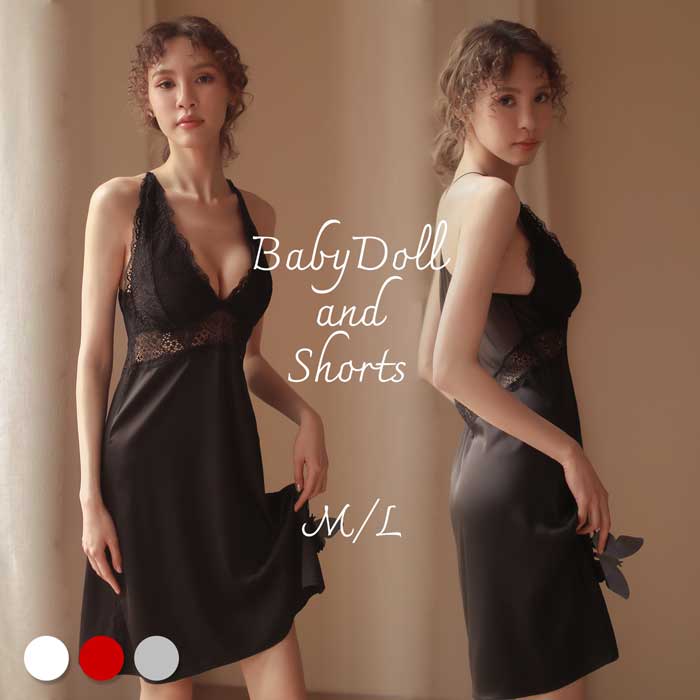 セクシーランジェリー かわいい セクシー 下着 ベビードール  ランジェリー Tバック コスプレ 仮装 女性 レディース エロ  勝負下着 衣装 ハロウィン コスプレ セクシーランジェリー 下着 スリップ ナイトウェア ブラック グレー レッド ホワイト M L