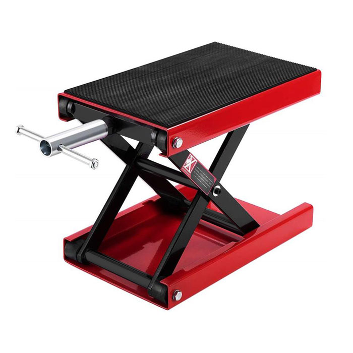 バイク ジャッキ リフトスタンドジャッキ  バイクリフト バイクスタンド メンテナンススタンド  耐荷重 500kg ソケット付き