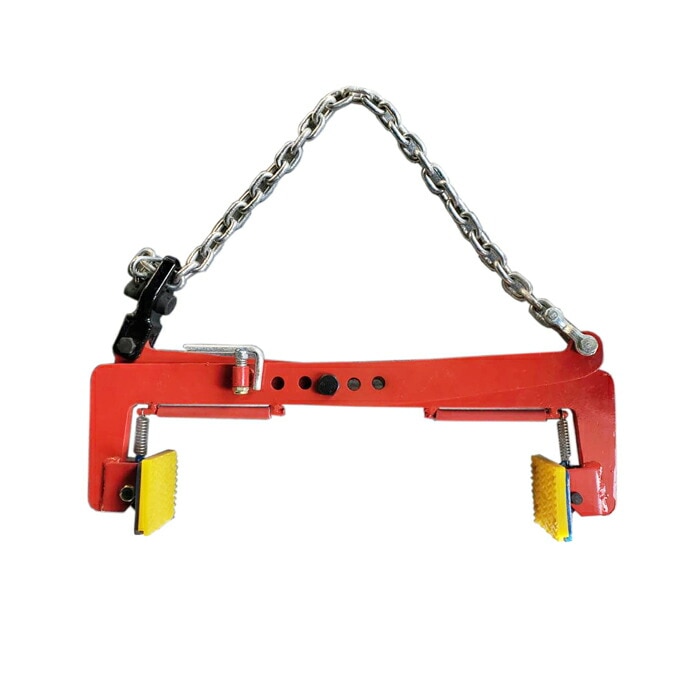 クランプ 吊り具 450kg 木材クランプ 石材クランプ  墓石 吊具 はさむ つかむ 敷設墓石 造園石 大谷石 石材 吊上げ 土木用石