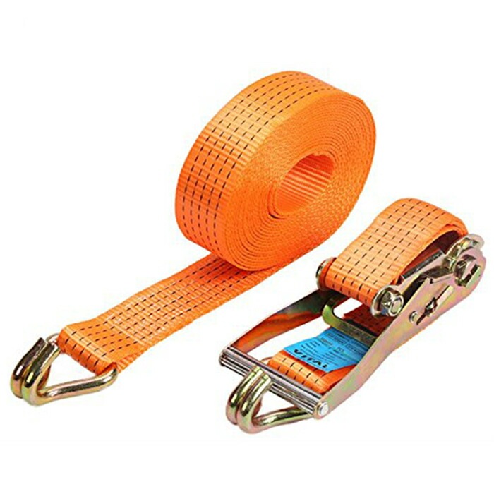 ラッシングベルト ラチェット式 トラック用 ラチェット タイダウンベルト 荷締ベルト 耐荷重5t ベルト5m