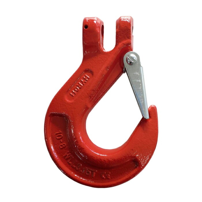 スリングフック 3.15T 3150KG ラッチ付 クレビスタイプ ピンタイプフック 吊り具 スイングフック クレビスフック 重量フック 吊りフック 玉掛け 吊り上げ