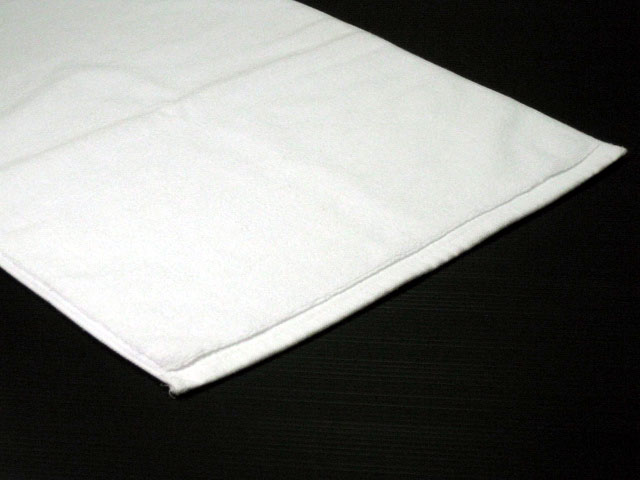 800匁 21s/4 業務用白タオルマット｜BM-111【タオルホワイト】