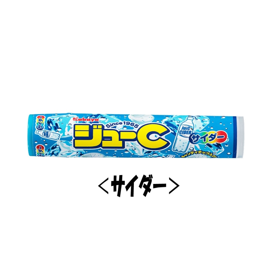 【お菓子】『ジューC　上代￥70×10本入』【サイダー】