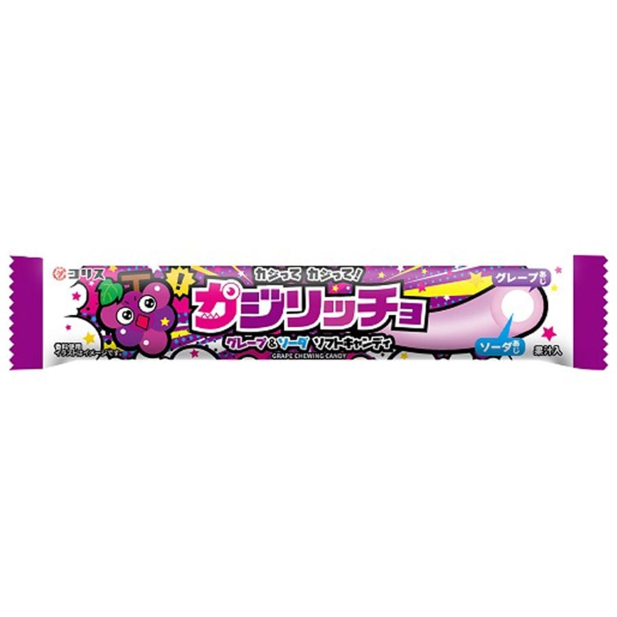 【お菓子】『カジリッチョ ソフトキャンデー　上代￥30×20本入』【グレープ＆ソーダ】