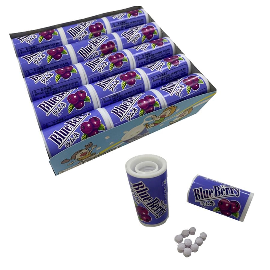【お菓子】『ミニシリーズ 上代¥30×30個入』【ブルーベリーラムネ】 ~ラムネ菓子~