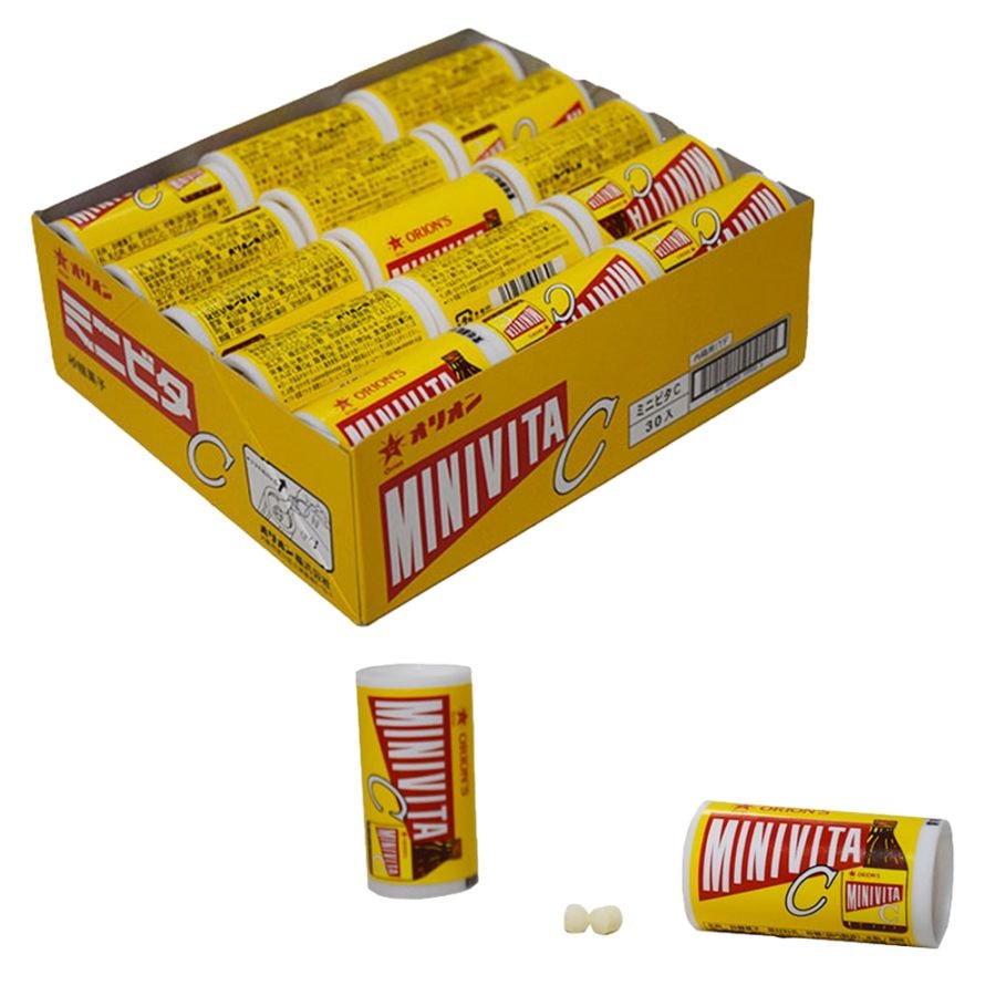 【お菓子】『ミニシリーズ 上代¥30×30個入』【ミニビタC】 ~ラムネ菓子~