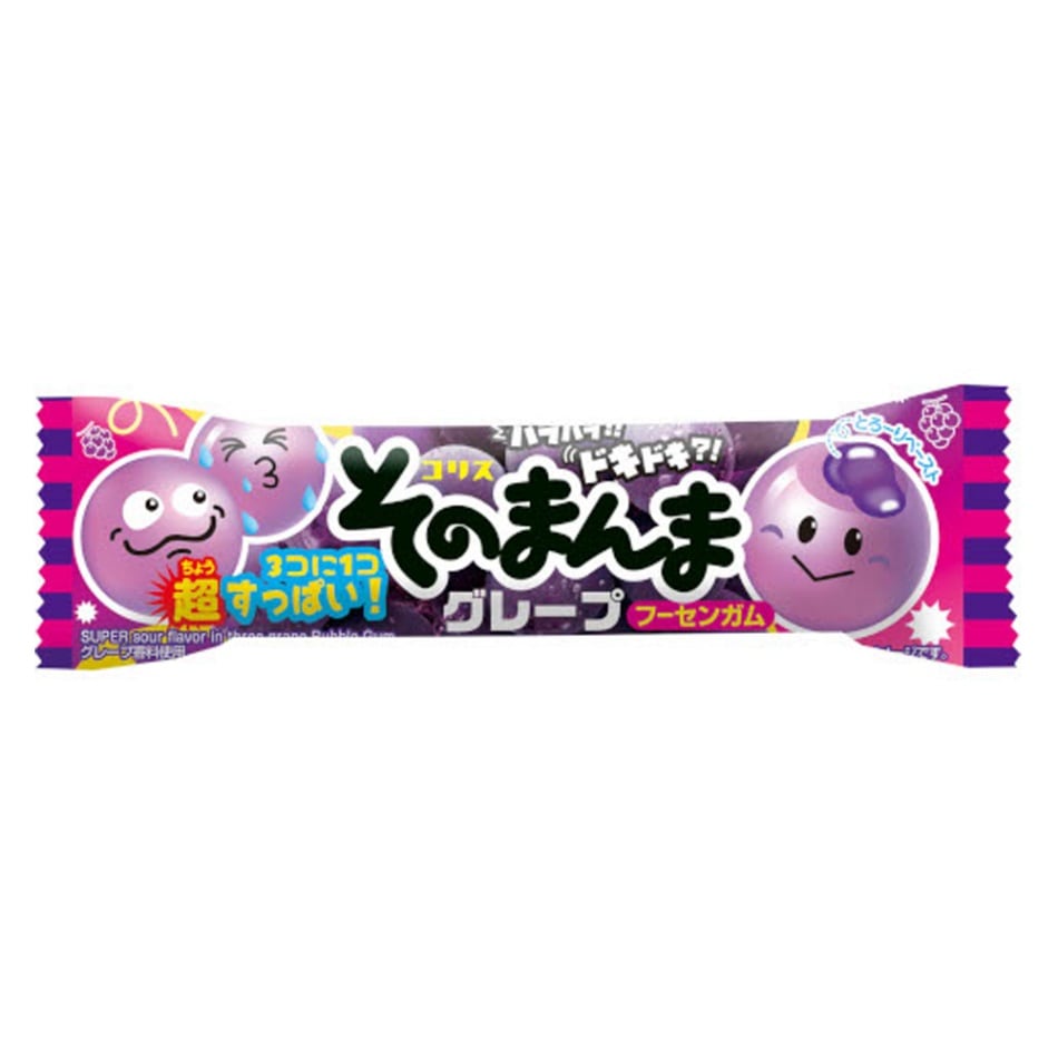 【お菓子】『そのまんまフーセンガム 上代¥40×20個入』<グレープ>