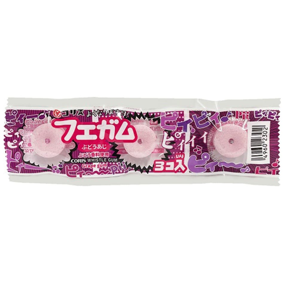 【お菓子】『フエガム 1箱上代¥30×30個入』<ぶどう味>