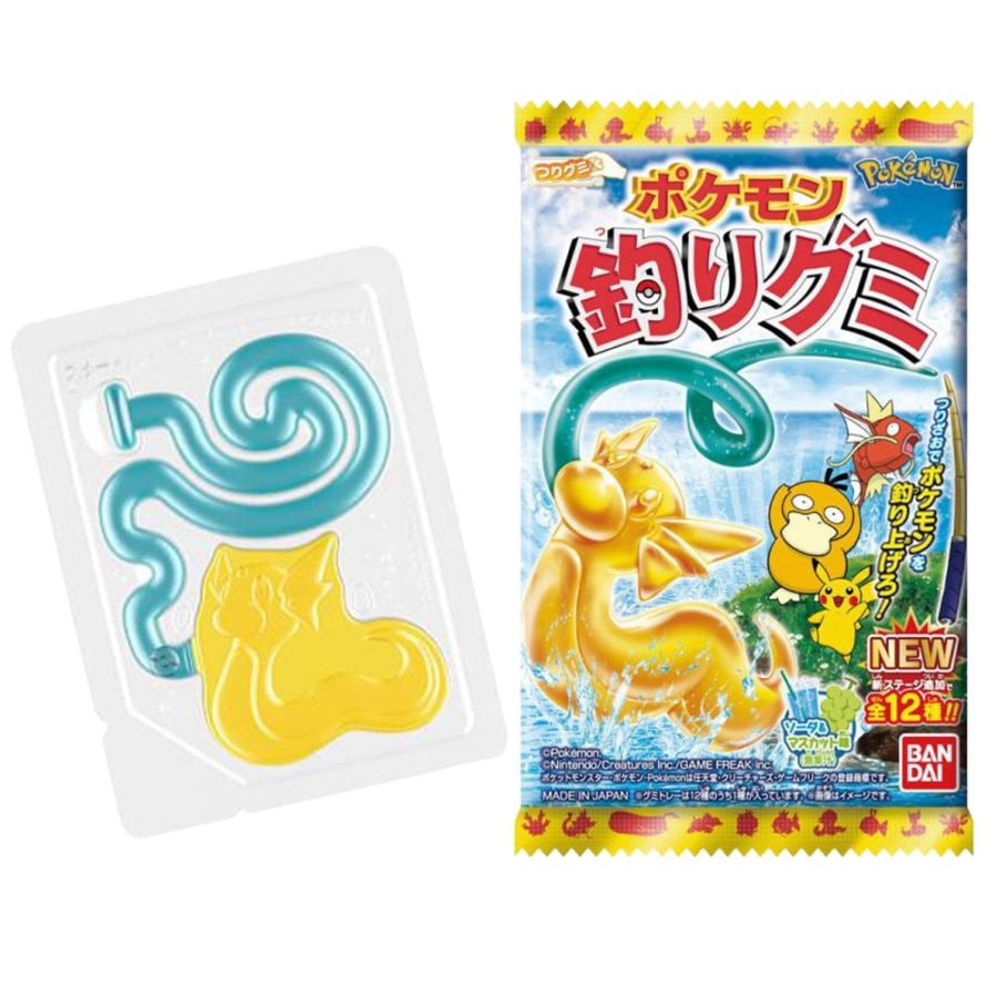 【お菓子】『ポケモン 釣りグミ 1箱上代¥80×10個入』