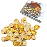 【お菓子】『10円玉チョコ　1箱上代￥12×110個入』　当たりくじ付☆