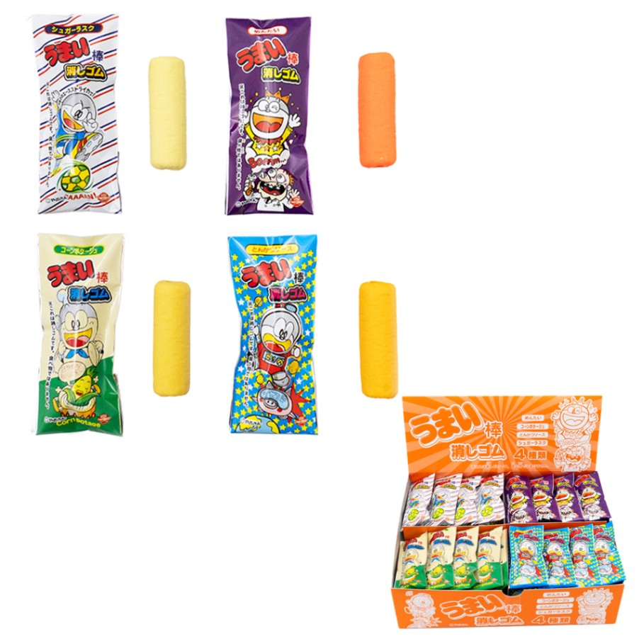 【イワコー おもしろ消しゴム】『うまい棒消しゴム 上代120円ｘ40個』