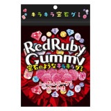 【お菓子】『キラキラ宝石グミ　1袋上代￥250』＜レッドルビーグミ ピーチ味＞|グミ|お菓子