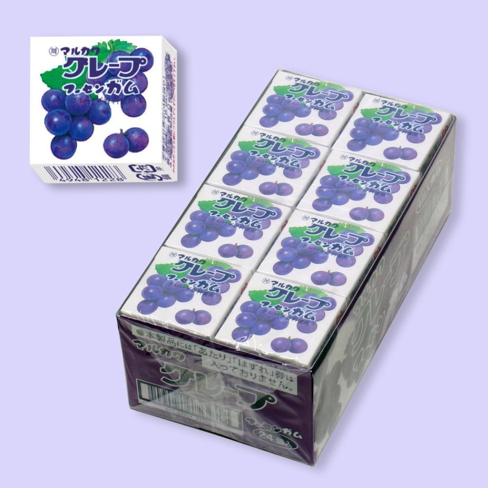 【お菓子】『グレープフーセンガム 1箱上代¥15×24個入』