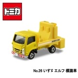 【トミカ】『No26　いすゞ　エルフ　標識車』　～トミカミニカー　箱入り～