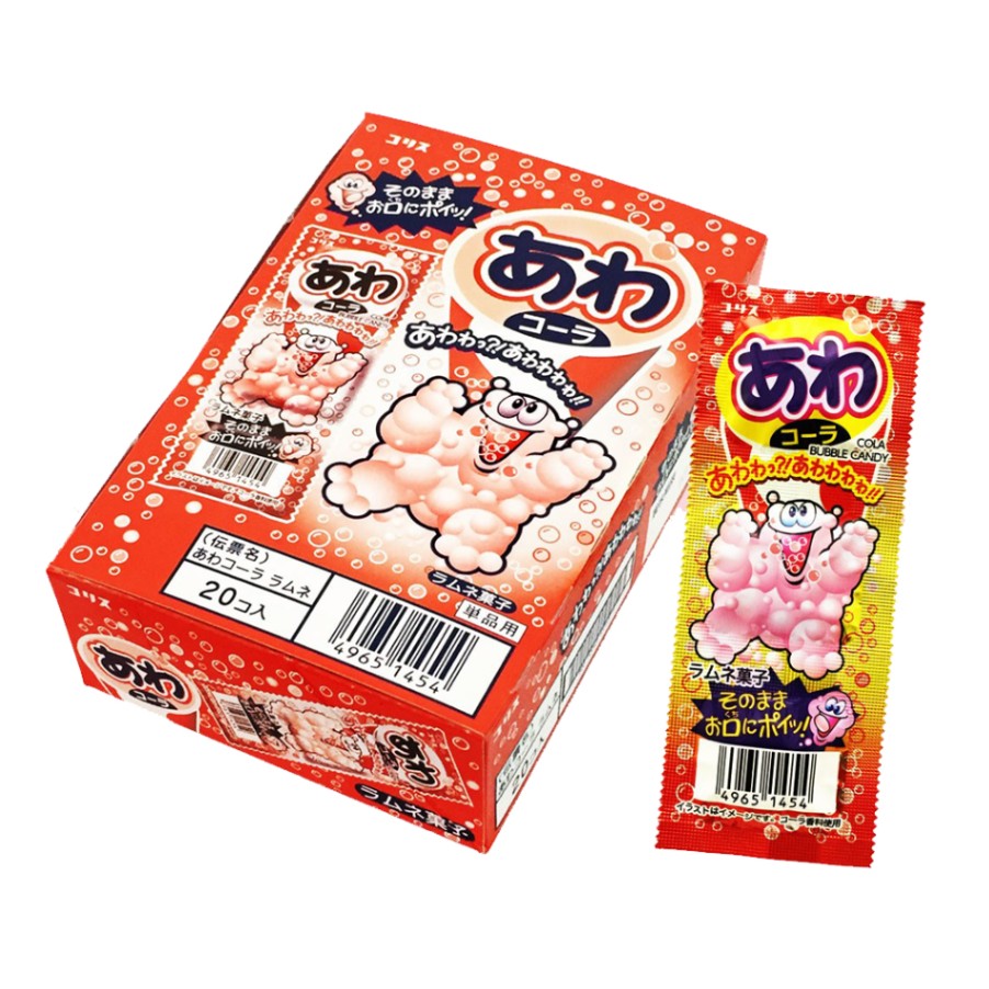 【お菓子】『あわラムネ　1箱上代￥30×20個入』<コーラ>