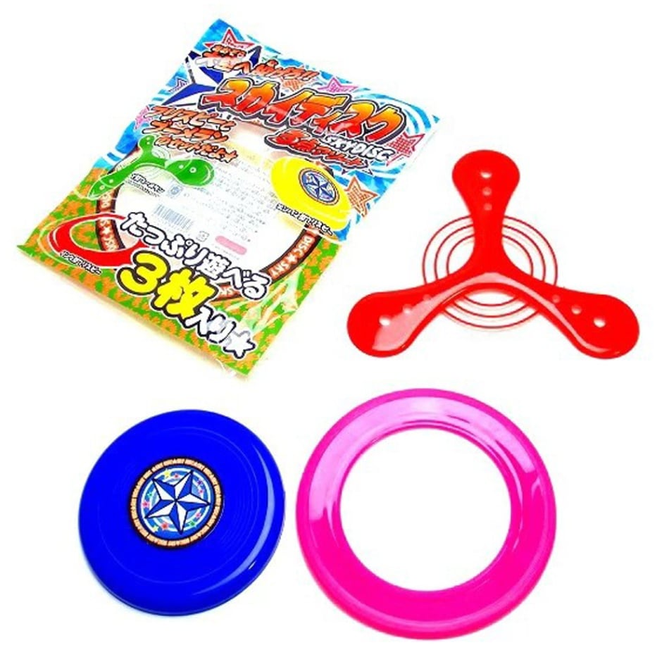 【おもちゃ・景品】『スカイディスク3点アソート』