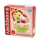 ☆値下げしました！☆ 【サンリオキャラクターズ】『Sweets ブロック s01　ハローキティのりんごカップケーキ』|サンリオキャラクター|キャラクター商品