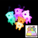 【光るおもちゃ】『フラッシュ くまちゃんヨーヨー』<4色アソート>