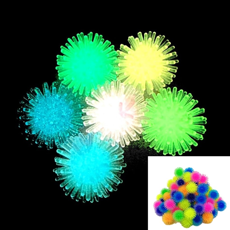 【おもちゃ・景品】『蓄光ウニボール』<6色>