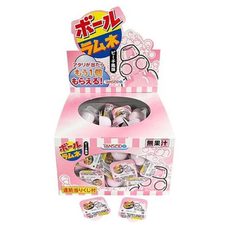 【お菓子】『ボールラムネ　上代￥10×110個入』＜ピーチ＞