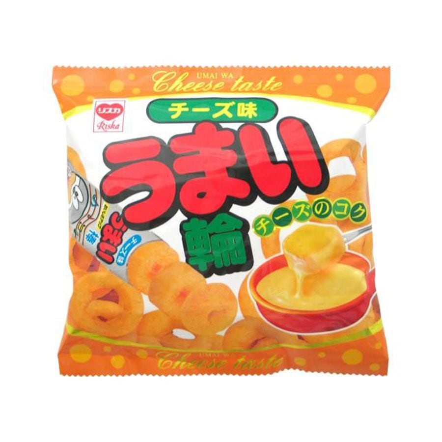 【お菓子】『うまい輪　1箱上代￥40×30個入』＜チーズ味＞　～袋入スナック～